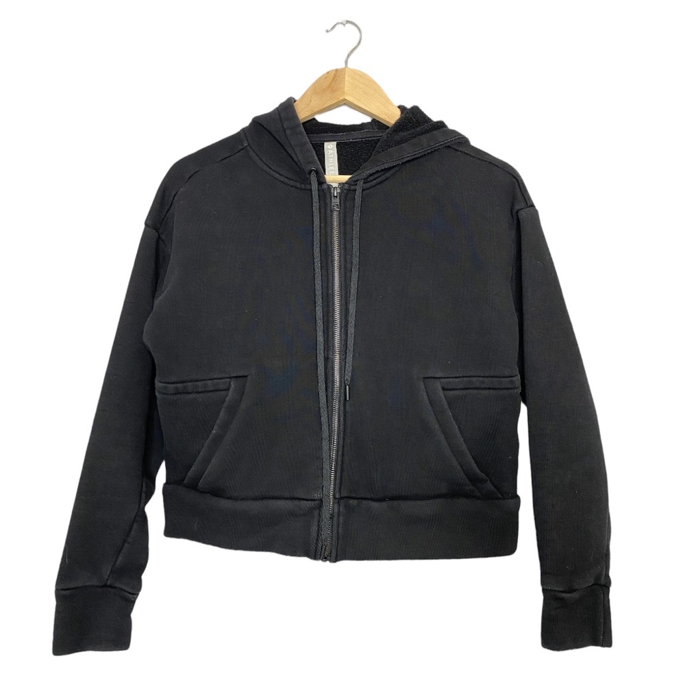 Athleta Crop Hoodie